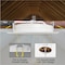 Nuwatt 4 Inch Gimbal LED Recessed Lighting for Sloped Ceiling 2700K-5000K 5CCT Canless Lights, PK12 NW-P-ADJDL-4-9W-5CT-WH-12P - alternate 5